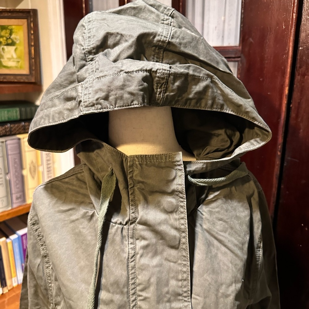 Aqua Olive Green Jacket